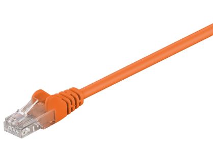 Kabel LAN Patchcord CAT 5E 5m pomarańczowy