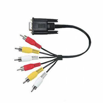 kabel SPM-D6RCA D-SUB / 6RCA 5m