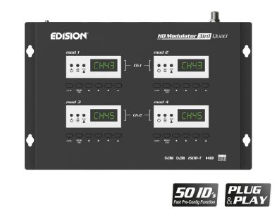 Modulator 4x HDMI do 2x DVB-T/C/ISDB-T EDISION