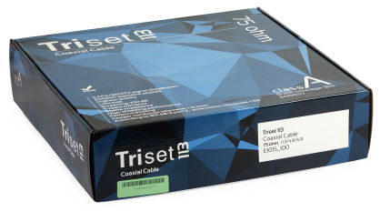 Przewód RG6 TRISET-113 klasa A 1,13 - 100mb