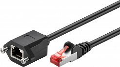 Kabel LAN przedłużacz CAT 6 F/UTP czarny 2m