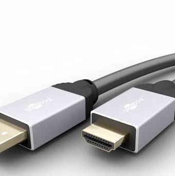 Kabel Display Port DP - HDMI Goobay Plus 2m