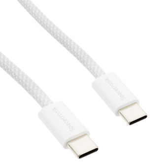 Kabel USB-C PD100/240W Spacetronik 3m biały