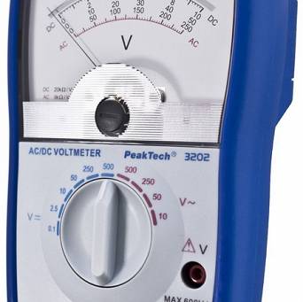 Multimetr analogowy 500V AC DC PeakTech 3202