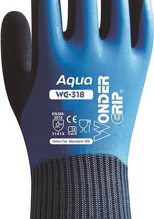 Rękawice ochronne Wonder Grip WG-318 M/8 Aqua