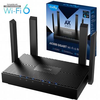 Router Cudy WR3000 LAN/WAN Wi-Fi 6 Mesh OpenWRT
