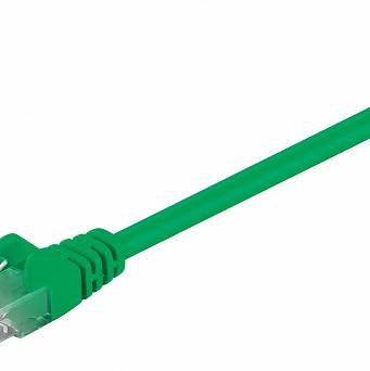 Kabel LAN Patchcord CAT 5E 0,25m zielony