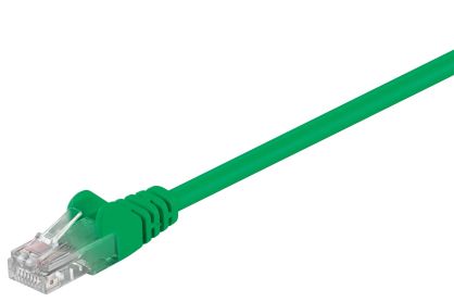 Kabel LAN Patchcord CAT 5E 0,25m zielony