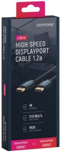 CLICKTRONIC Kabel DisplayPort DP - DP 1.2 4K 1m