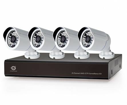 Zestaw CCTV KIT AHD 8CH DVR 4x kamery 1080P