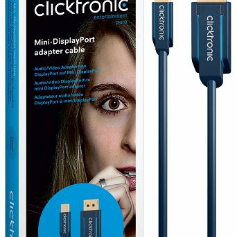 CLICKTRONIC Kabel DisplayPort DP - mini DP 1m