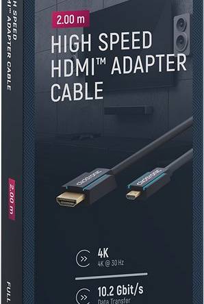 CLICKTRONIC Kabel HDMI - micro HDMI 2.0 4K 60Hz 2m