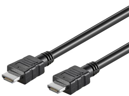 Kabel HDMI 1.4 1080p ARC CEC Goobay czarny 0,5m