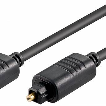 Kabel Optyczny Toslink T-T 5.0mm Goobay - 2m