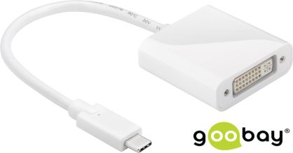 Adapter USB-C na gniazdo DVI Goobay