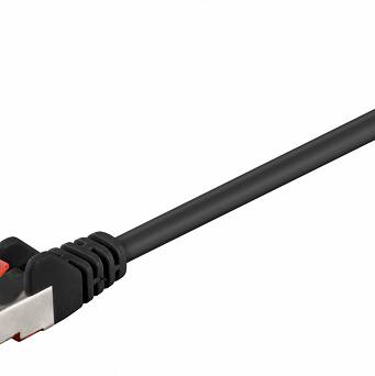 Kabel LAN Patchcord CAT 6 S/FTP LSZH czarny 0,5m