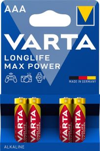 Bateria VARTA Longlife MaxPower LR03 AAA 1,5V 4szt