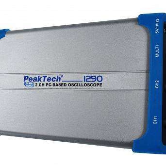 Oscyloskop PC 2-kanałowy USB 25MHz PeakTech 1290