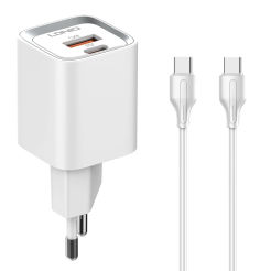 Ładowarka USB 30W PD QC3.0 kabel USB-C USB-C