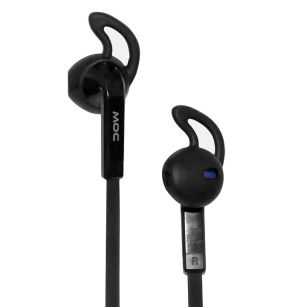 Słuchawki przewodowe MOC Wired Earbuds Black