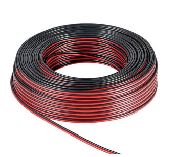 Kabel głośnikowy Goobay 2x2,5mm CCA 100m black-red