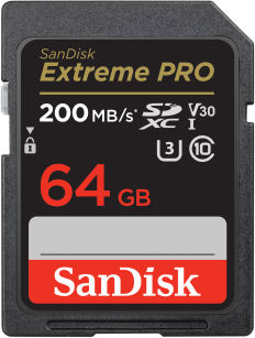 Karta pamięci SANDISK Extreme Pro SDXC 64GB V30