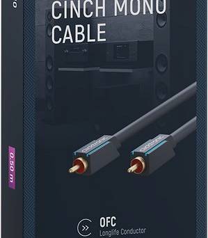 CLICKTRONIC Kabel Audio 1xRCA - 1xRCA Coaxial 0,5m