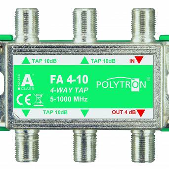 Odgałęźnik Polytron 4-krotny 10dB 5-1000 FA 4-10