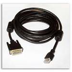 Kabel DVI - HDMI 3m + filtry złocony