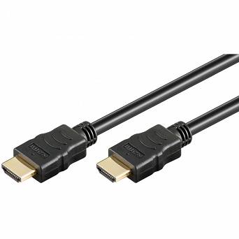 Kabel HDMI Goobay 1.4 Gold Black 5m