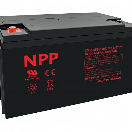 Akumulator Żelowy NPG 12V 65Ah NPP AGM DEEP GEL