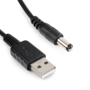 Kabel adapter zasilania z USB na DC 1.35/3.5 100cm