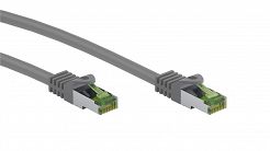 Kabel LAN Patchcord CAT 8.1 GHMT S/FTP szary 2m