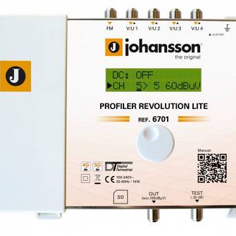 Wzmacniacz Johansson PROFILER Revolution 6701 Lite