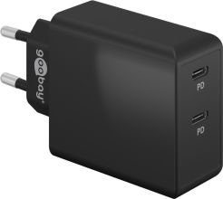 Ładowarka sieciowa 2x USB-C 36W PD Goobay CZARNA