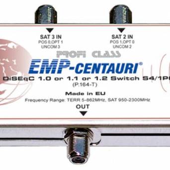 DiSEqC kaskada EMP-centauri 4/1 S4/1PCT-11