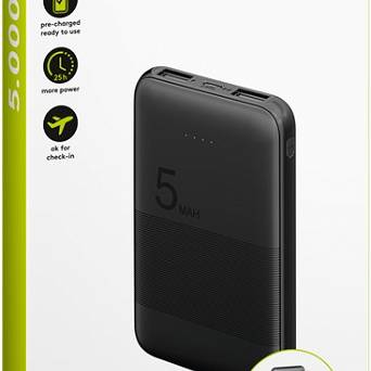 PowerBank Goobay 5000 mAh USB-C microUSB 5V 2A