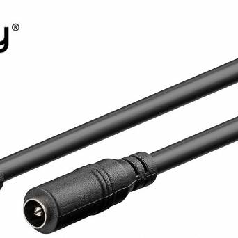 Przedłużacz zasilania DC 5,5x2,1 mm Goobay 3m