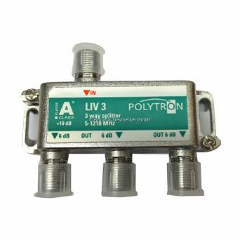 Rozgałęźnik DVB-C 5-1218 MHz LIV 3 Polytron