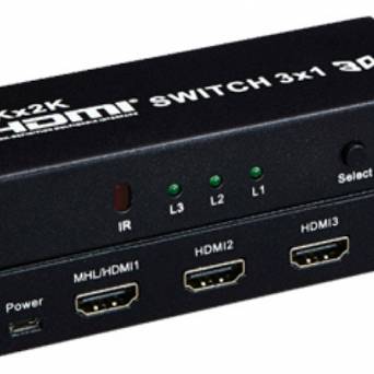 Sumator HDMI 3/1 MHL Spacetronik HDSW3-M 4Kx2K