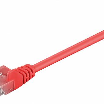 Kabel LAN Patchcord CAT 5E 0,5m czerwony