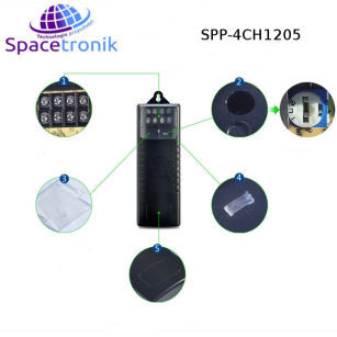 Zasilacz CCTV Spacetronik SPP-4CH1205 12V 5A