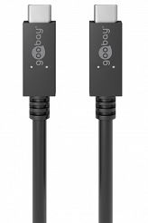 Kabel USB-C 3.2 Gen2x2 100W 20Gb/s PD Goobay 1m