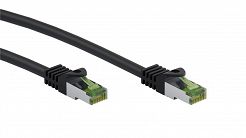 Kabel LAN Patchcord CAT 8.1 GHMT S/FTP czarny 1m