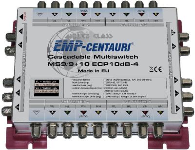 Multiswitch kaskadowy EMP-centauri MS9/9+10ECP15dB