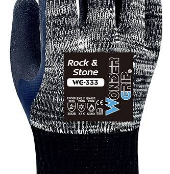 Rękawice ochronne Wonder Grip WG-333 M/8 Rock & St
