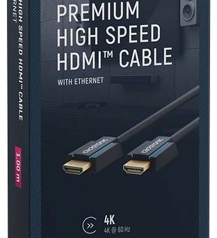 CLICKTRONIC Kabel HDMI 2.0 4K 60Hz 1m