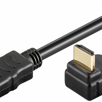 Kabel HDMI Goobay KĄTOWY 1x90st. 1m