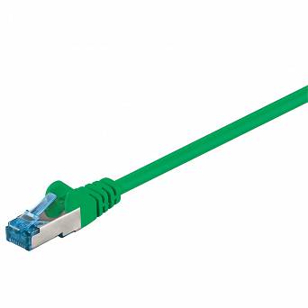 Kabel LAN Patchcord CAT 6A S/FTP zielony 0,25m