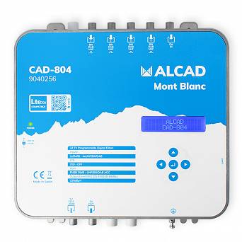 Programowalny wzmacniacz ALCAD CAD-804 4xUHF+FM